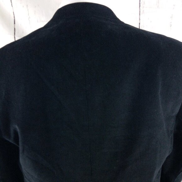 Stafford Tailored Culture Classic Fit 44R Black Corduroy Padded Elbow Sport Coat - Picture 7 of 11